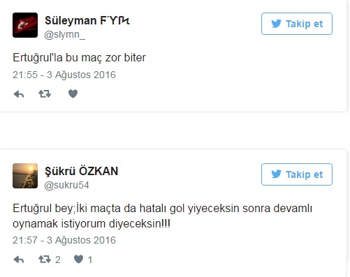 Taraftar ona kızdı